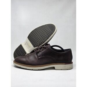 Cole Haan Go-To Plain Toe Oxford Shoes Dark Coffee Brown C35083 Men's Size 10 M